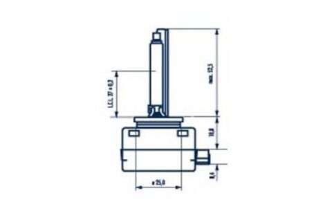 Автолампа D3S 42V 35W PK32d-5 Xenon