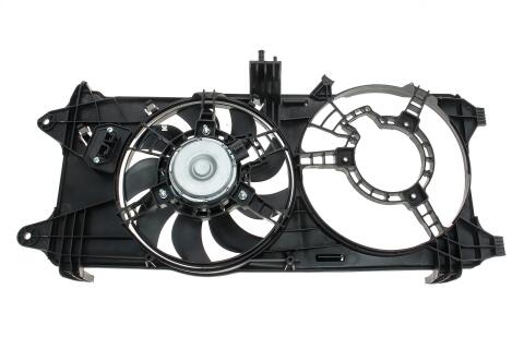 Вентилятор радиатора Fiat Doblo 01-(с диффузором) Вентилятор радиатора Fiat Doblo 01-(с диффузором)
