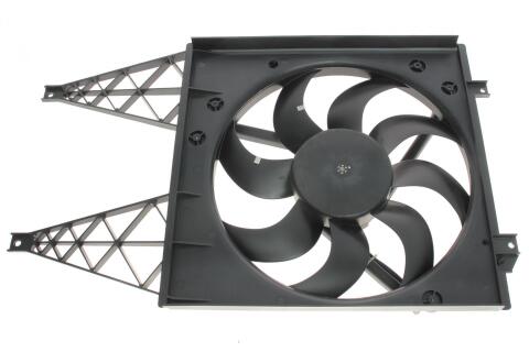 Вентилятор радиатора Skoda Rapid/Fabia 99- (с диффузором)
