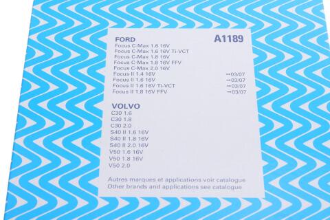 Фільтр повітряний Ford Focus 1.6i 03-