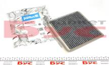 Фильтр салона Citroen Berlingo/Peugeot Partner 1.1-2.0HDI 96-(+AC) (угольный)