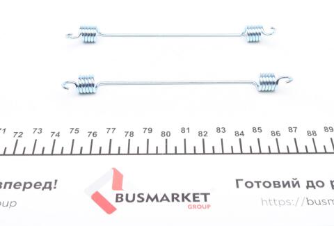 Комплект пружинок колодок ручника Renault Megane I-03 (203x38) Bendix