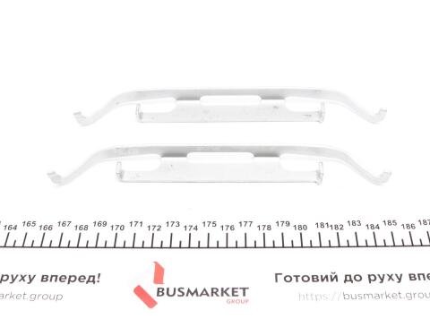 Планка супорта (переднього) прижимна (к-кт) VW Passat/Golf IV/Audi A4 99-10 (Ate)