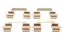 Планка супорта (переднього) прижимна (к-кт) MB C-class (W203/S203)/Peugeot 407/Skoda Fabia 99-