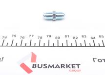 З'єднувач трубки гальмівний (3/8'x24/11x28.0/d=3.2)(папа/папа)