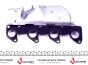Прокладка колектора випускного VW Caddy III 1.2 TSI 10-15, CBZA/CBZB/CBZC, фото 2 - интернет-магазин Auto-Mechanic