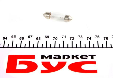 Автолампа C5W 12V 6W SV8.5-8 (S8.5d) (пальчик 38мм) Автолампа C5W 12V 6W SV8.5-8 (S8.5d) (пальчик 38мм)
