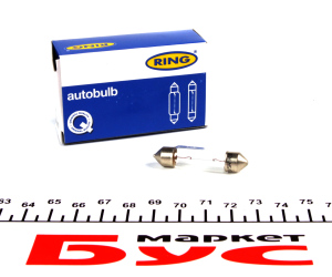 Автолампа C5W 12V 5W SV8.5-8 (S8.5d) (пальчик 11x42 мм)