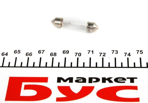 Автолампа C5W 12V 5W SV8.5-8 (S8.5d) (пальчик 11x42 мм) Автолампа C5W 12V 5W SV8.5-8 (S8.5d) (пальчик 11x42 мм)