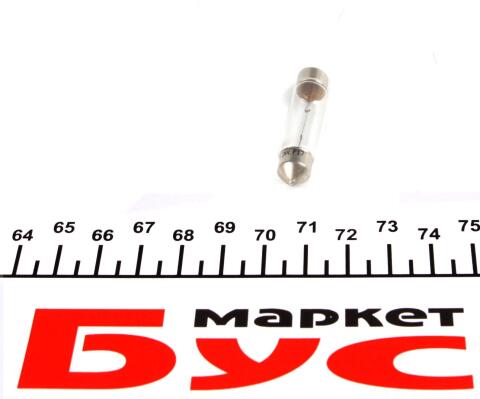 Автолампа C10W 12V 10W S8.5d (11x44mm) (1шт) Автолампа C10W 12V 10W S8.5d (11x44mm) (1шт)