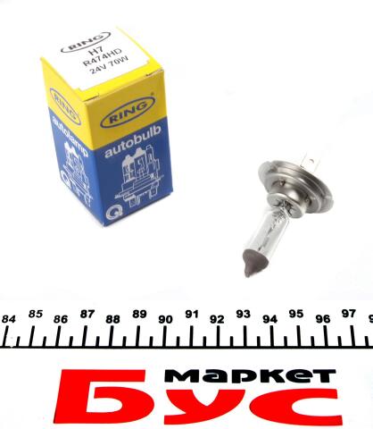 Автолампа H7 24V 70W PX26d Heavy Duty (1шт)