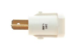 Автолампа 24V 1.4W B29 White (в щиток приладів)