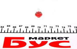Автолампа 24V 1.5W BX8.4d Red (в щиток устройств)