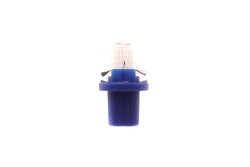 Автолампа 12V 1.2W BX8.5d Blue (в щиток приладів)