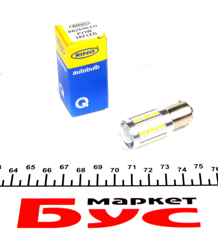 Автолампа P21W 24V 4W BA15s LED (6000K/530 lm/5x Long Life) (1шт) Автолампа P21W 24V 4W BA15s LED (6000K/530 lm/5x Long Life) (1шт)