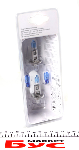 Автолампа H1+W5W (12V 55W P14.5s Lights-Int Xenon 4200K+S + 12V 5W W2.1x9.5d) (2шт.)