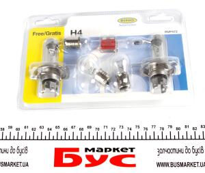 Комплект лампочок H4 12V (H4,P21/5W,P21W,R5W,W5W,запобіжник 10A)