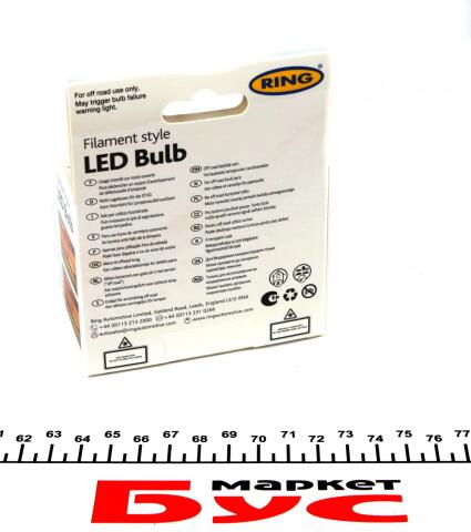 Автолампа WY5W 12V 0.5W W2.1x9.5d Filament LED (2000K/40 lumen/ 3x Long Life) Янтарний (2шт.) Автолампа WY5W 12V 0.5W W2.1x9.5d Filament LED (2000K/40 lumen/ 3x Long Life) Янтарний (2шт.)