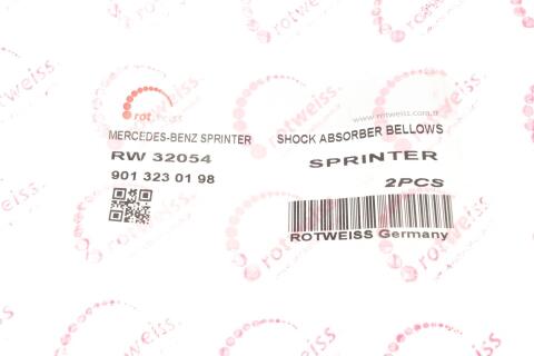 Пильник амортизатора (переднього) MB Sprinter/VW LT 96- (9013230198)
