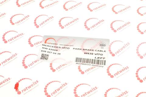 Трос ручника (задній) (L) MB Vito (W639) 03- (6394270438)