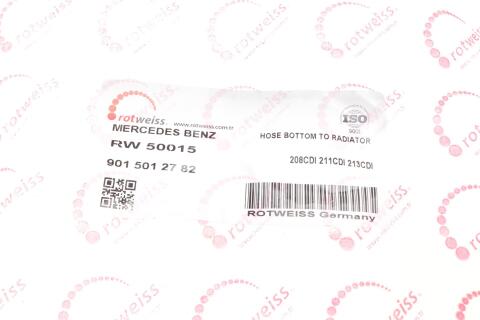 Патрубок радіатора (верхній) MB Sprinter 00-06 (OM611/612)