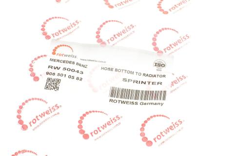 Патрубок радіатора (верхній) MB Sprinter OM642-646/VW Crafter 2.5 TDI 06-13