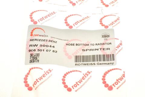 Патрубок радіатора (верхній) MB Sprinter OM642/646/651 06-