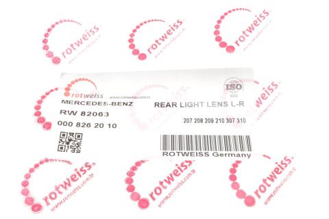 Скло ліхтаря (заднього) MB 207-410D