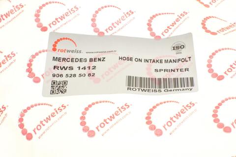 Патрубок интеркулера (R) MB Sprinter 2.2CDI 06- (OM651)