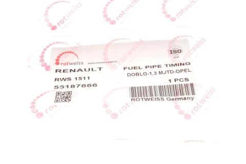 Шланг зливний Fiat Doblo 1.3JTD 05- Шланг зливний Fiat Doblo 1.3JTD 05-