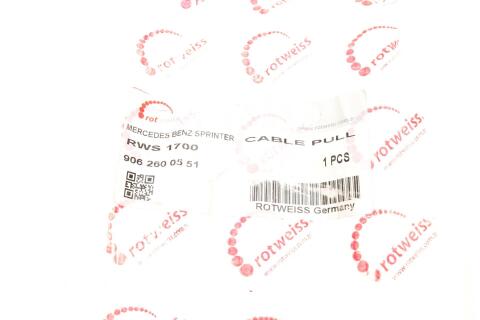 Трос кулисы MB Sprinter 906 06-