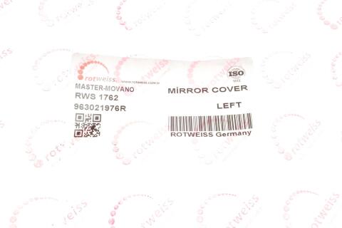 Кришка дзеркала (L) Renault Master/Opel Movano 10- (963021976R) Кришка дзеркала (L) Renault Master/Opel Movano 10- (963021976R)