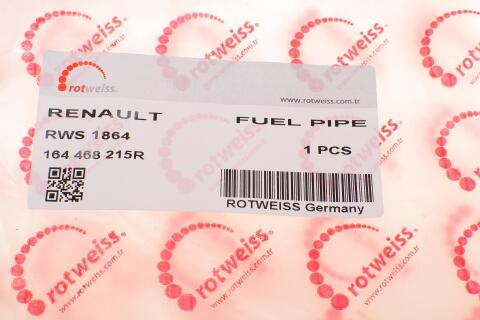 Трубка паливна Renault Clio IV 12-