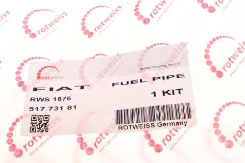 Трубки паливні Fiat Doblo 1.3 Multijet 05- (к-кт) Трубки паливні Fiat Doblo 1.3 Multijet 05- (к-кт)
