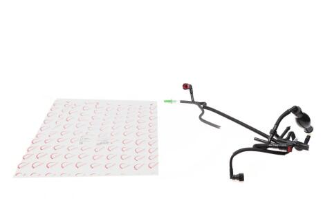 Трубка паливна (+груша) Citroen С1/Peugeot 107 1,4 HDi 05-14 (тип пластик)