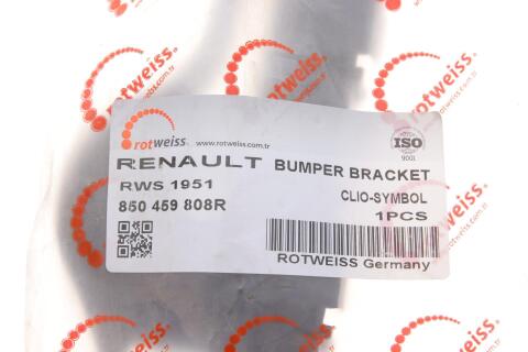 Кронштейн кріплення бампера (заднього/L) Renault Logan/Stepway/Dacia Logan 12- Кронштейн кріплення бампера (заднього/L) Renault Logan/Stepway/Dacia Logan 12-