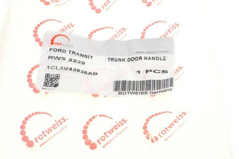 Ручка дверей (задніх/ляда) Ford Transit V184 00-14