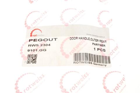 Ручка дверей (передніх/задньої) (L/R) Citroen Berlingo/Jumpy/Peugeot Partner/Expert 08-