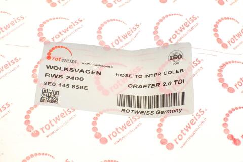 Патрубок интеркулера VW Crafter 2.0 TDI 11-16