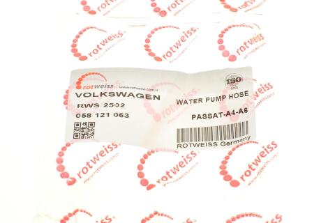 Патрубок системы охлаждения VW Golf IV/Passat 1.6T 96-05