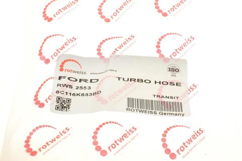 Патрубок интеркулера Ford Transit 2.4 TDCI 06-