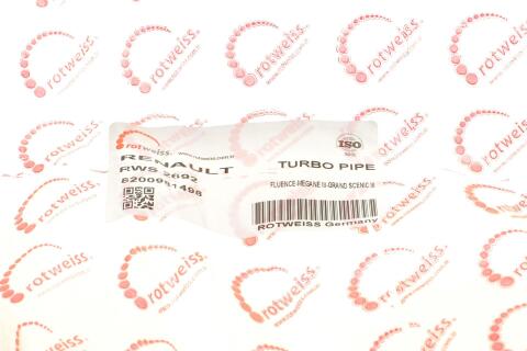 Патрубок интеркулера Renault Fluence/Scenic III/Megane III 1.5dCi 08-