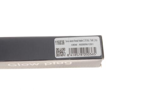 Свеча накаливания Renault Master 2.3/3.0dci/Trafic 2.0dci