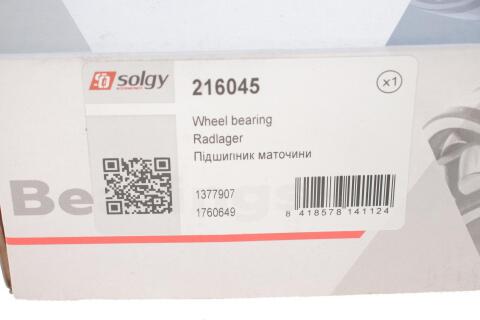 Подшипник ступицы (передней) Ford Transit 06-(к-кт)