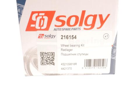 Подшипник ступицы (задней) Renault Master III 2.3dCi/Opel Movano B 2.3CDTI 10-