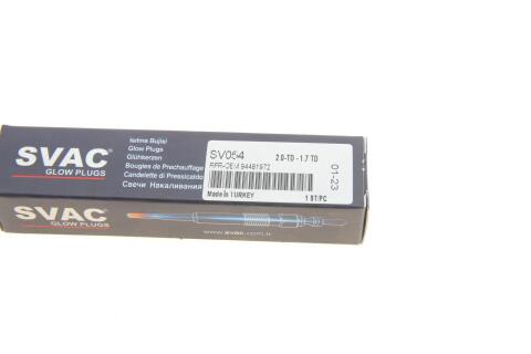 Свічка розжарювання Opel Astra 1.7TD 91-98/Corsa A 1.5TD 87-93 11V (M10x1.25/8s)