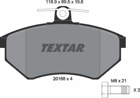 Колодки гальмівні (передні) Audi A4 95-01/VW Golf III/IV -02/Caddy II -04/Vento -98 (Lucas) Q+ Колодки гальмівні (передні) Audi A4 95-01/VW Golf III/IV -02/Caddy II -04/Vento -98 (Lucas) Q+