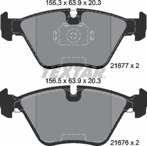 Колодки гальмівні (передні) BMW 5 (E39) 95- (Teves) Q+