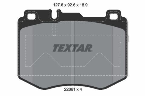 Колодки тормозные (передние) MB C-class (W205)/E-class (W213) 14- (Brembo)