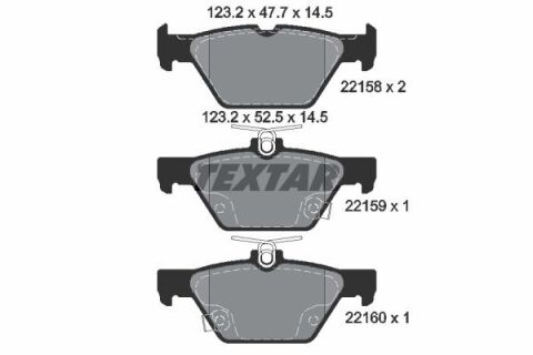 Колодки тормозные (задние) Subaru Impreza/Outback/Legacy 14- (Akebono) Q+